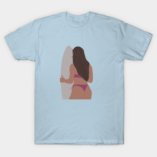 Surfer Girl T-Shirt by iadesigns